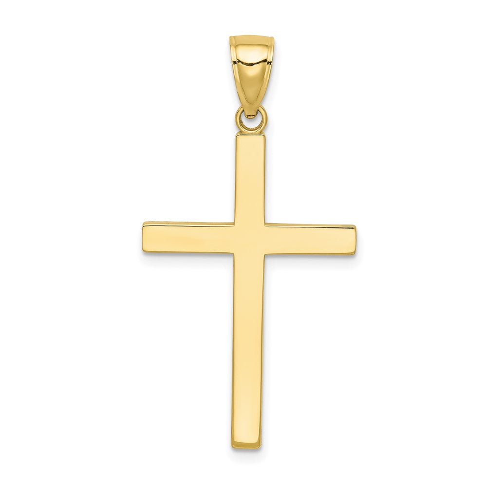 10k Polished Cross Pendant