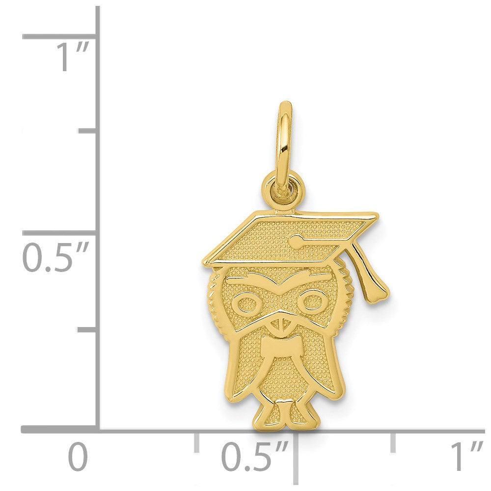 10k Graduation Owl Charm