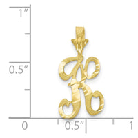 10k Initial K Pendant