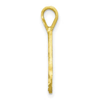 10k Initial M Pendant