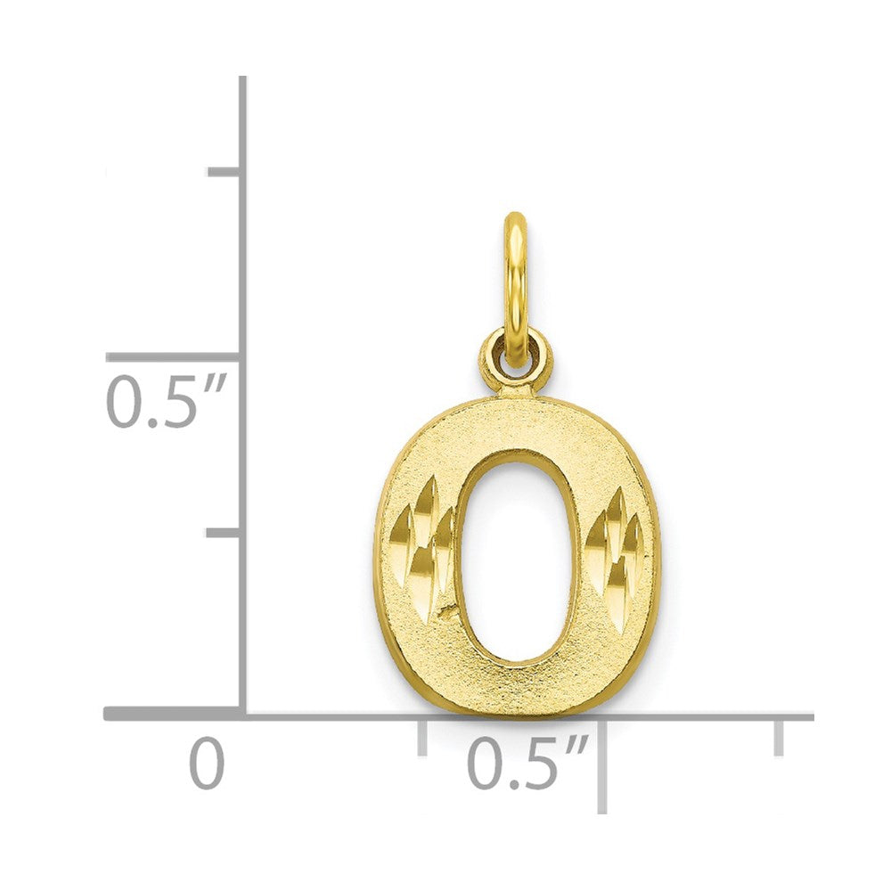 10k Initial O Charm
