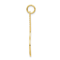 10K Tennis Racquet Charm