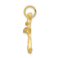 10k Solid Karate Person Charm