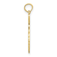 10K Solid Georgia State Pendant