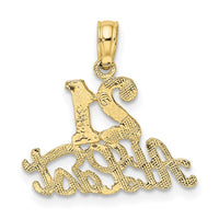 10K 21 AT LAST Pendant
