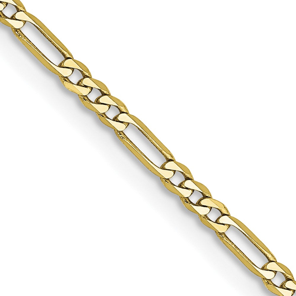 10k 1.75mm Flat Figaro Chain