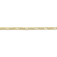 10k 2.75mm Flat Figaro Chain