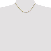 10k 2.75mm Flat Figaro Chain