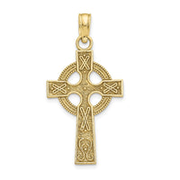 10k Celtic Cross w/Eternity Circle Pendant