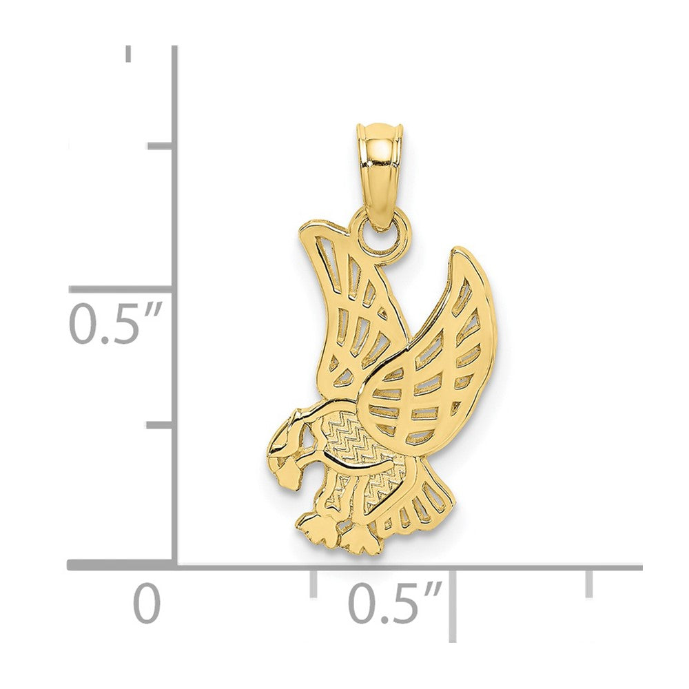10k Eagle Charm