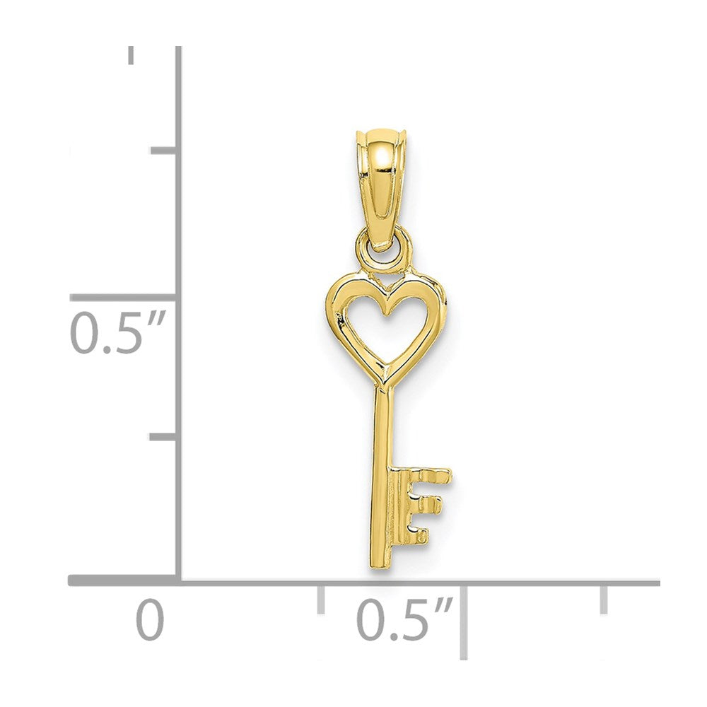 10k Key w/ Heart Charm