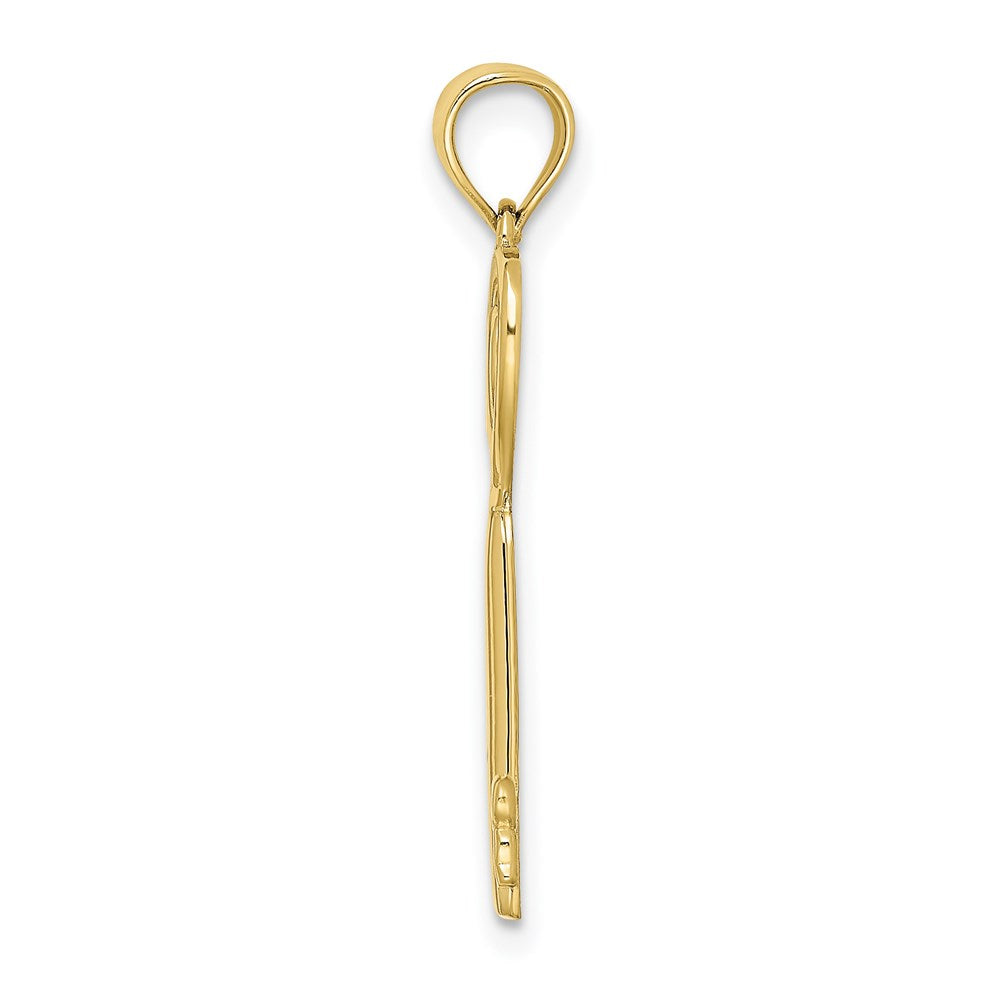 10K Key W/Heart Sweet 16 Charm