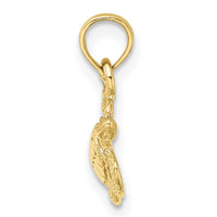 10K Textured Sea Turtle Charm 2