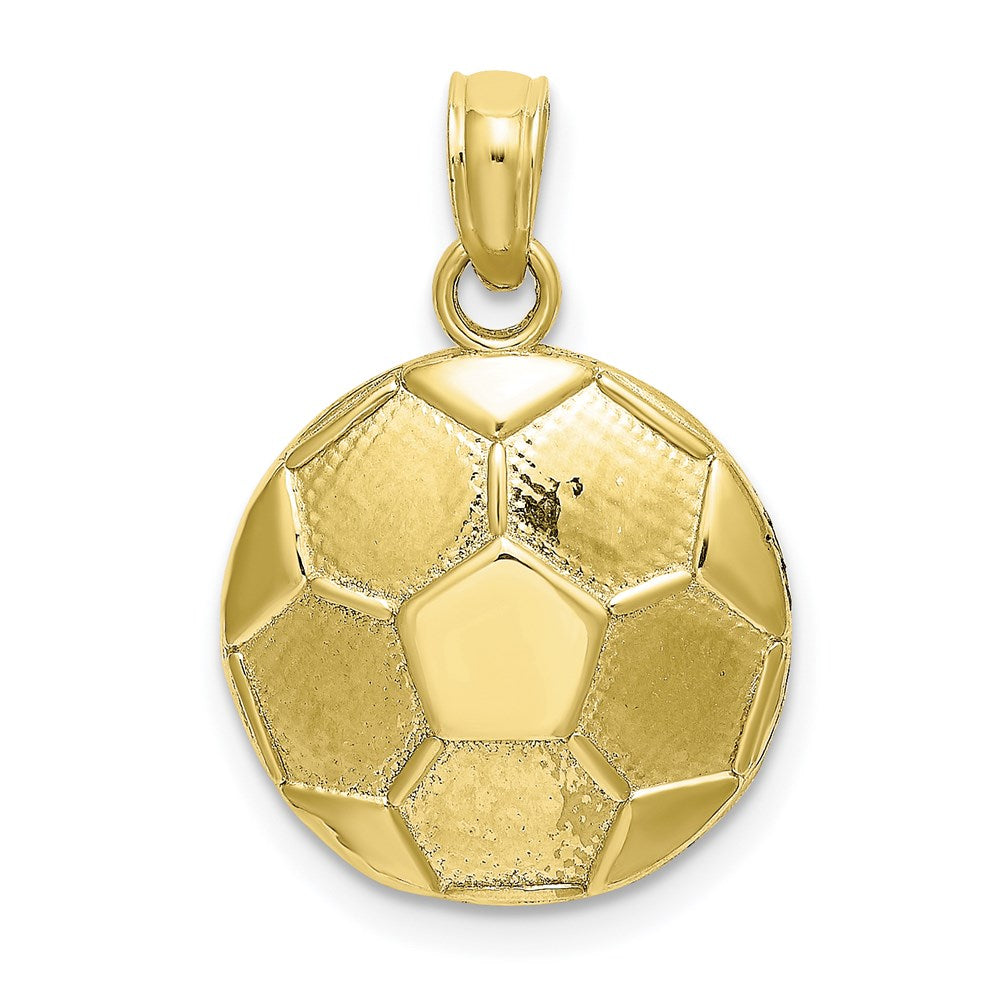 10K Engraveable Soccer Ball Charm