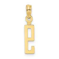 10K Number 9 Block Charm
