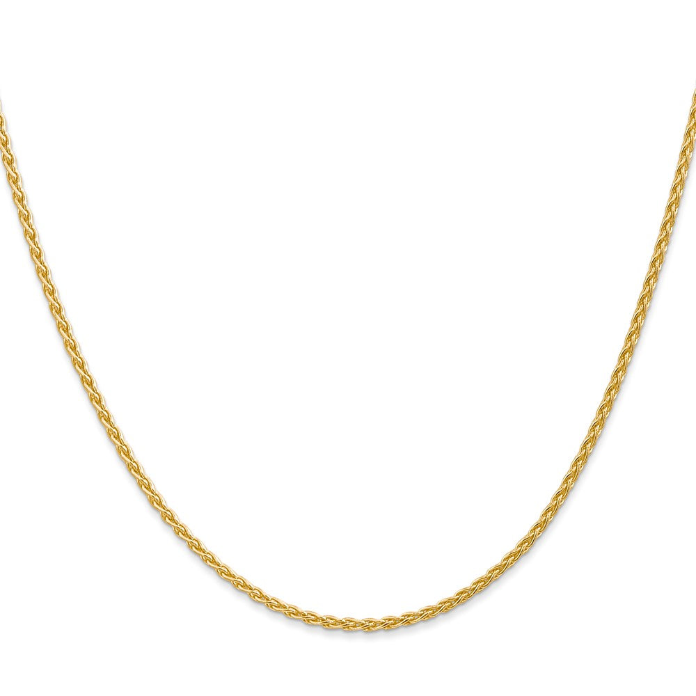 10k Yellow Gold 10k 1.75mm Parisian Wheat Chain – TreasureFineJeweler