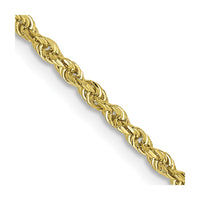 10k Yellow Gold 10k 2mm D/C Quadruple Rope Chain