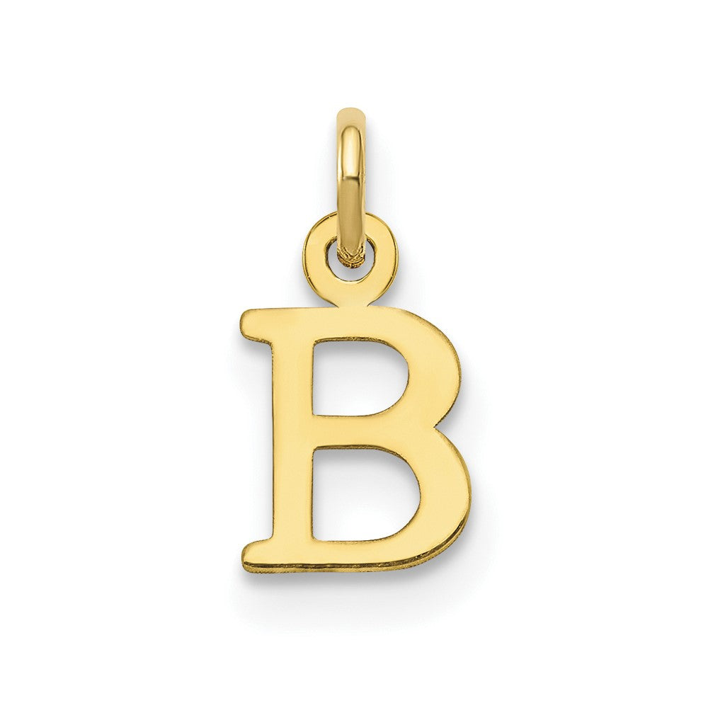 10KY Cutout Letter B Initial Charm