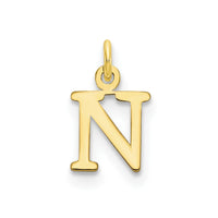 10ky Cutout Letter N Initial Charm