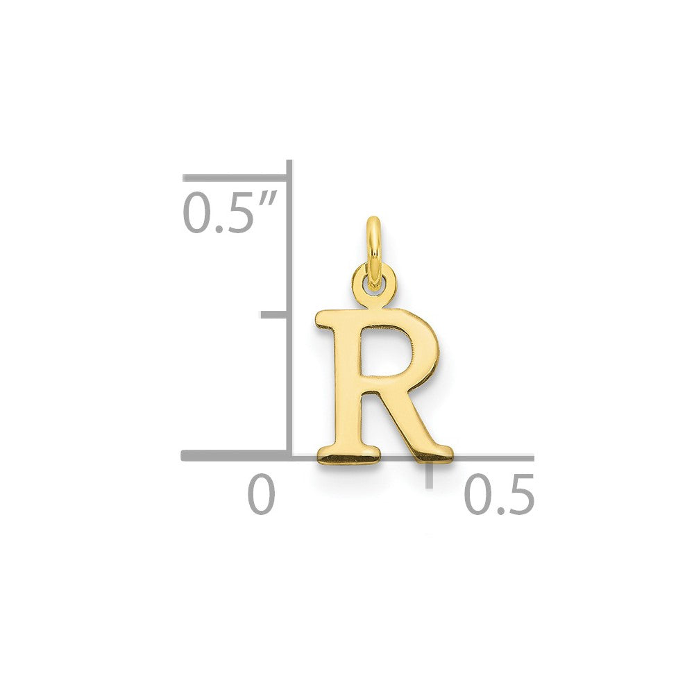 10ky Cutout Letter R Initial Charm