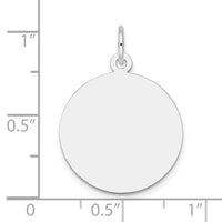 10Kw Plain .018 Gauge Circular Engravable Disc Charm