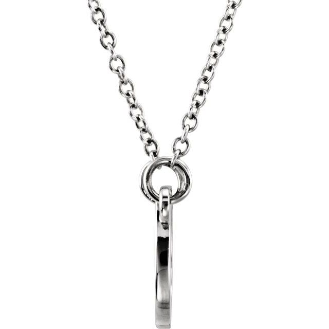 Sterling Silver Horseshoe 16-18" Necklace
