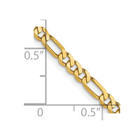 Leslie's 14K 3.25mm Flat Figaro Chain