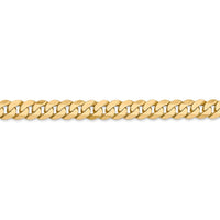 Leslie's 14K 6.1mm Flat Beveled Curb Chain