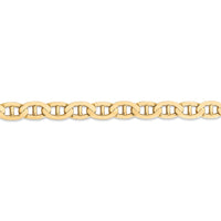 Leslie's 14K 7mm Concave Anchor Chain