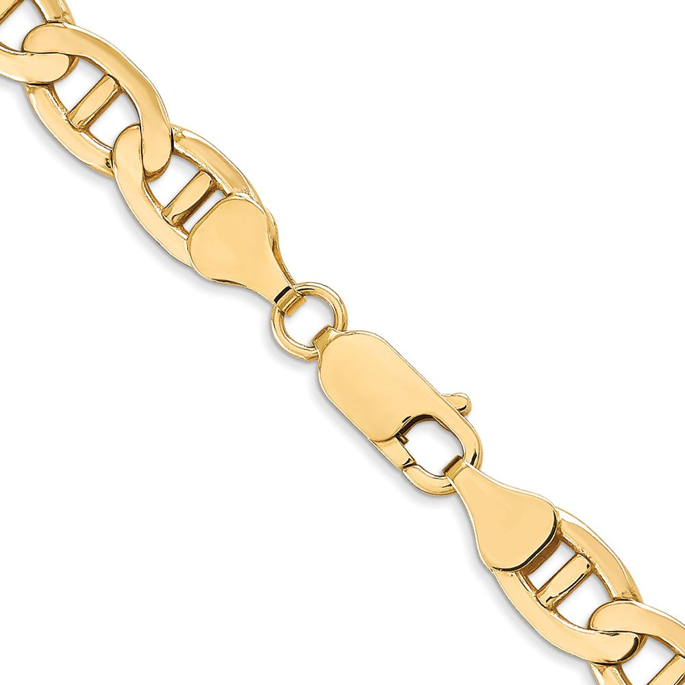 Leslie's 14K 7mm Concave Anchor Chain