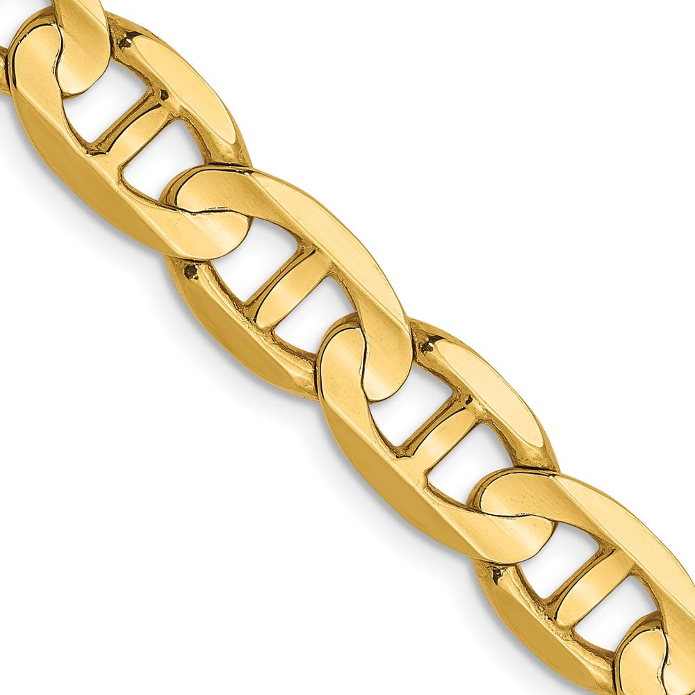 14k Yellow Gold Leslie's 14K 7mm Concave Anchor Chain