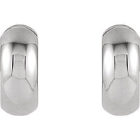 Sterling Silver 16.75 mm Hinged Earrings 2