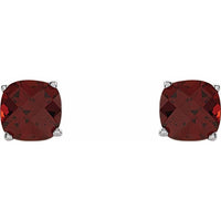 Sterling Silver Mozambique Garnet Earrings 2