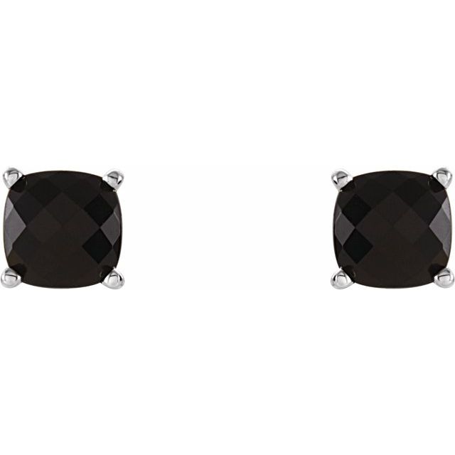 Sterling Silver Onyx Earrings 2