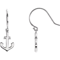 Petite Anchor Earrings 1