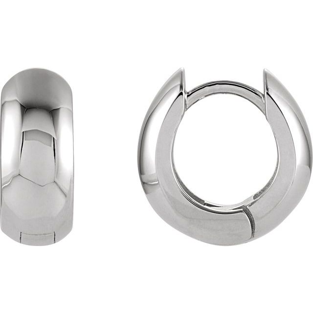 Sterling Silver Hinged Earring 1
