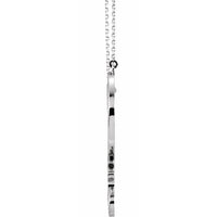 14K White 34x33 mm Infinity-Inspired Love Heart 18" Necklace 2