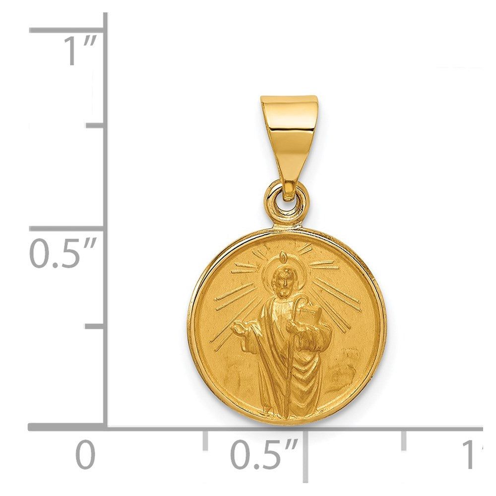 18K Saint Jude Thaddeus Medal Pendant