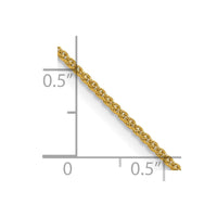 Leslie's 14K .8mm Spiga (Wheat) Chain