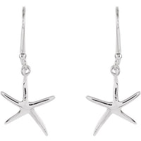 Sterling Silver Starfish Earrings 2