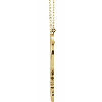 14K Yellow 34x33 mm Infinity-Inspired Love Heart 18" Necklace 2