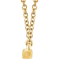 14K Yellow 1/3 CTW Diamond Bar 16-18" Necklace 2