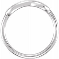 Platinum Double Infinity-Inspired Ring 2