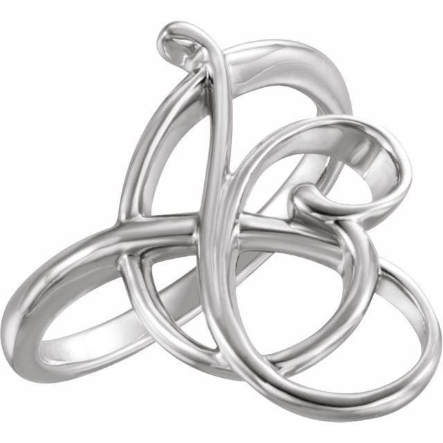 Sterling Silver Freeform Ring 1