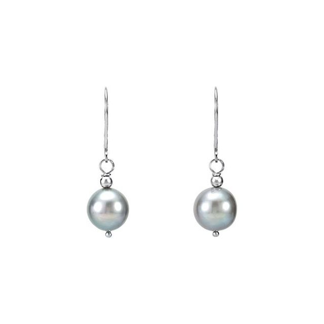 Freshwater Cultured Pearl Lever Back Earrings 2