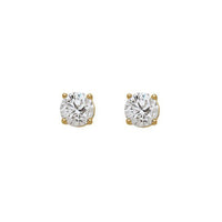 14K Yellow 1/2 CTW Diamond Stud Earrings 2