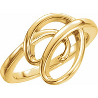 14K Yellow Freeform Ring 1