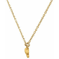 14K Yellow .08 CTW Diamond Bar 17.5" Necklace 2