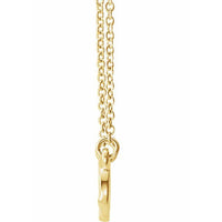 14K Yellow Infinity-Inspired Knot Design 18" Necklace 2