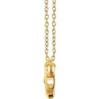 14K Yellow Heartbeat 16-18" Necklace 2